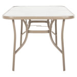 ΤΡΑΠΕΖΙ BRUNO 150X90Χ72Υεκ. ΜΕΤΑΛΛΙΚΟ ΣΑΜΠΑΝΙ ΜΕ ΤΡΥΠΑ ΟΜΠΡΕΛΑΣ Φ38mm LH10.5145.14 - Image 4