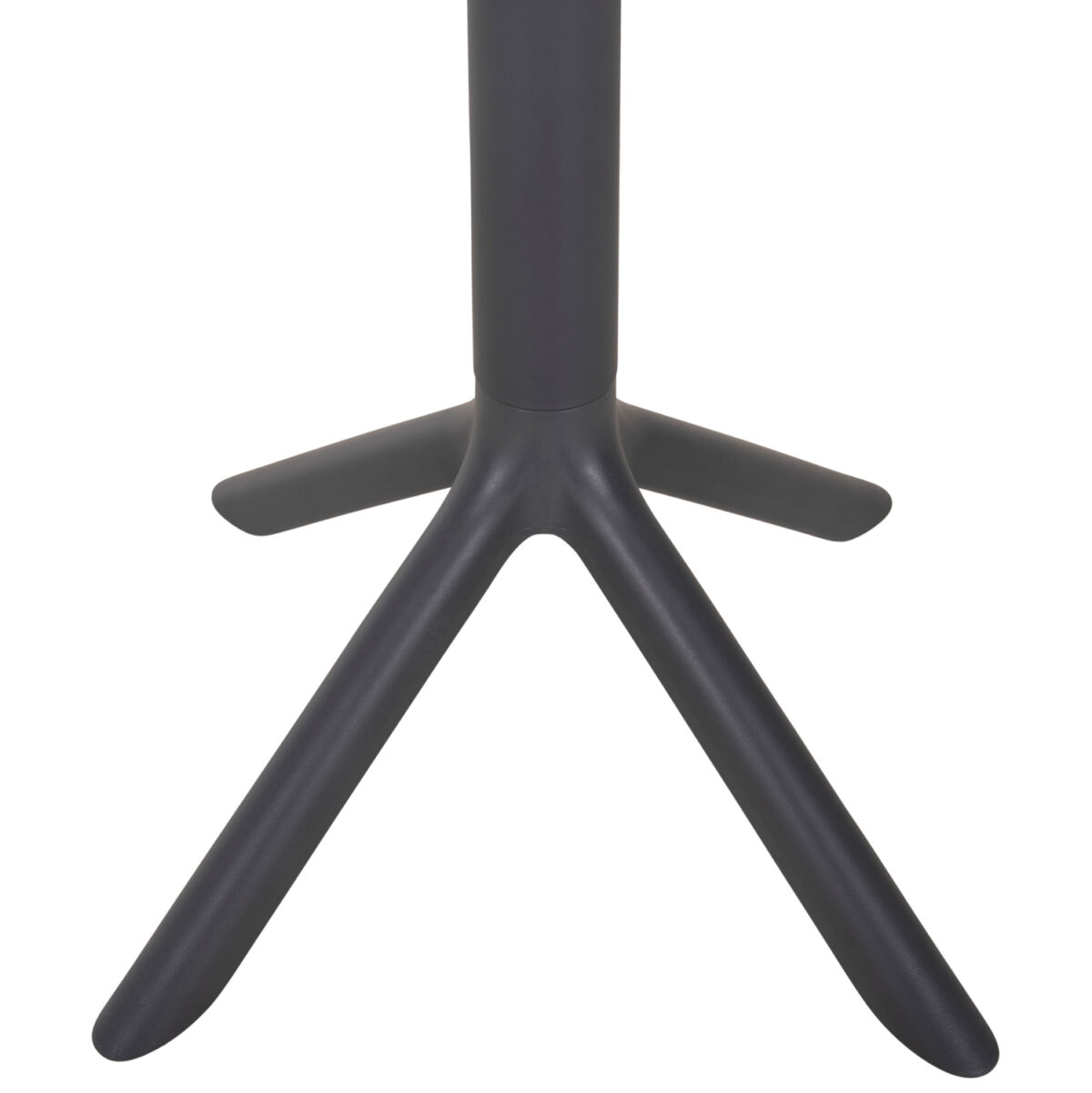 ΤΡΑΠΕΖΙ ΜΠΑΡ ΣΤΡΟΓΓΥΛΟ TERRIN LH10.6126.20 ΠΟΛΥΠΡΟΠΥΛΕΝΙΟ ΓΚΡΙ Φ60x106Υεκ. - Image 5