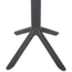 ΤΡΑΠΕΖΙ ΜΠΑΡ ΣΤΡΟΓΓΥΛΟ TERRIN LH10.6126.20 ΠΟΛΥΠΡΟΠΥΛΕΝΙΟ ΓΚΡΙ Φ60x106Υεκ. - Image 5