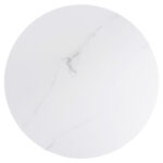 ΤΡΑΠΕΖΙ ΣΑΛΟΝΙΟΥ ACRYLON LH10.9779.01 HPL ΛΕΥΚΟ ΜΑΡΜΑΡΟ-ΑΚΡΥΛΙΚΟ ΠΟΔΙ Φ40x41Υεκ. - Image 5