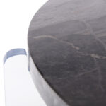 ΤΡΑΠΕΖΙ ΣΑΛΟΝΙΟΥ ACRYCON LH10.9780.01 MDF ME ΥΔΑΤΟΑΠΩΘΗΤΙΚΗ ΕΠΙΣΤΡΩΣΗ-ΑΚΡΥΛΙΚΑ ΠΟΔΙΑ Φ64x51Yεκ. - Image 5