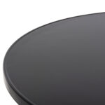 ΤΡΑΠΕΖΙ ΣΤΡΟΓΓΥΛΟ GOSS LH10.5974.01 ΑΛΟΥΜΙΝΙΟ ΜΑΥΡΟ Φ60x70Υεκ. - Image 5