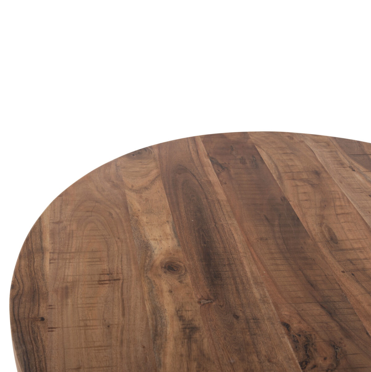 ΤΡΑΠΕΖΙ ΣΤΡΟΓΓΥΛΟ MONTANA SUPERIOR LH10.9903 4εκ.ΠΑΧΟΣ ΜΑΣΙΦ ΞΥΛΟ ΑΚΑΚΙΑΣ Φ120Χ77Υεκ - Image 3