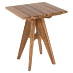 ΤΡΑΠΕΖΙ ΤΕΤΡΑΓΩΝΟ LEO LH10.9860.11 ΜΑΣΙΦ ΞΥΛΟ ΤΕΑΚ 60x60x75Υεκ.