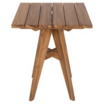 ΤΡΑΠΕΖΙ ΤΕΤΡΑΓΩΝΟ LEO LH10.9860.11 ΜΑΣΙΦ ΞΥΛΟ ΤΕΑΚ 60x60x75Υεκ. - Image 3