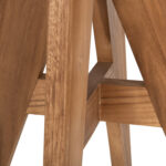 ΤΡΑΠΕΖΙ ΤΕΤΡΑΓΩΝΟ LEO LH10.9860.11 ΜΑΣΙΦ ΞΥΛΟ ΤΕΑΚ 60x60x75Υεκ. - Image 5