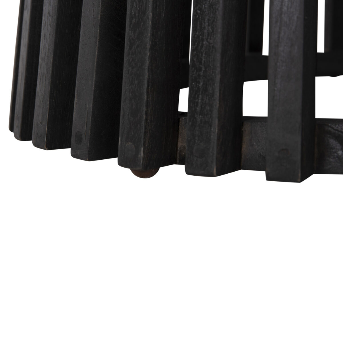 ΤΡΑΠΕΖΙ ΤΡΑΠΕΖΑΡΙΑΣ FRANTZ LH10.9388.12 ΜΑΣΙΦ MINDI ΞΥΛΟ ΣΕ ΜΑΥΡΟ Φ120X76,5Υεκ. - Image 4