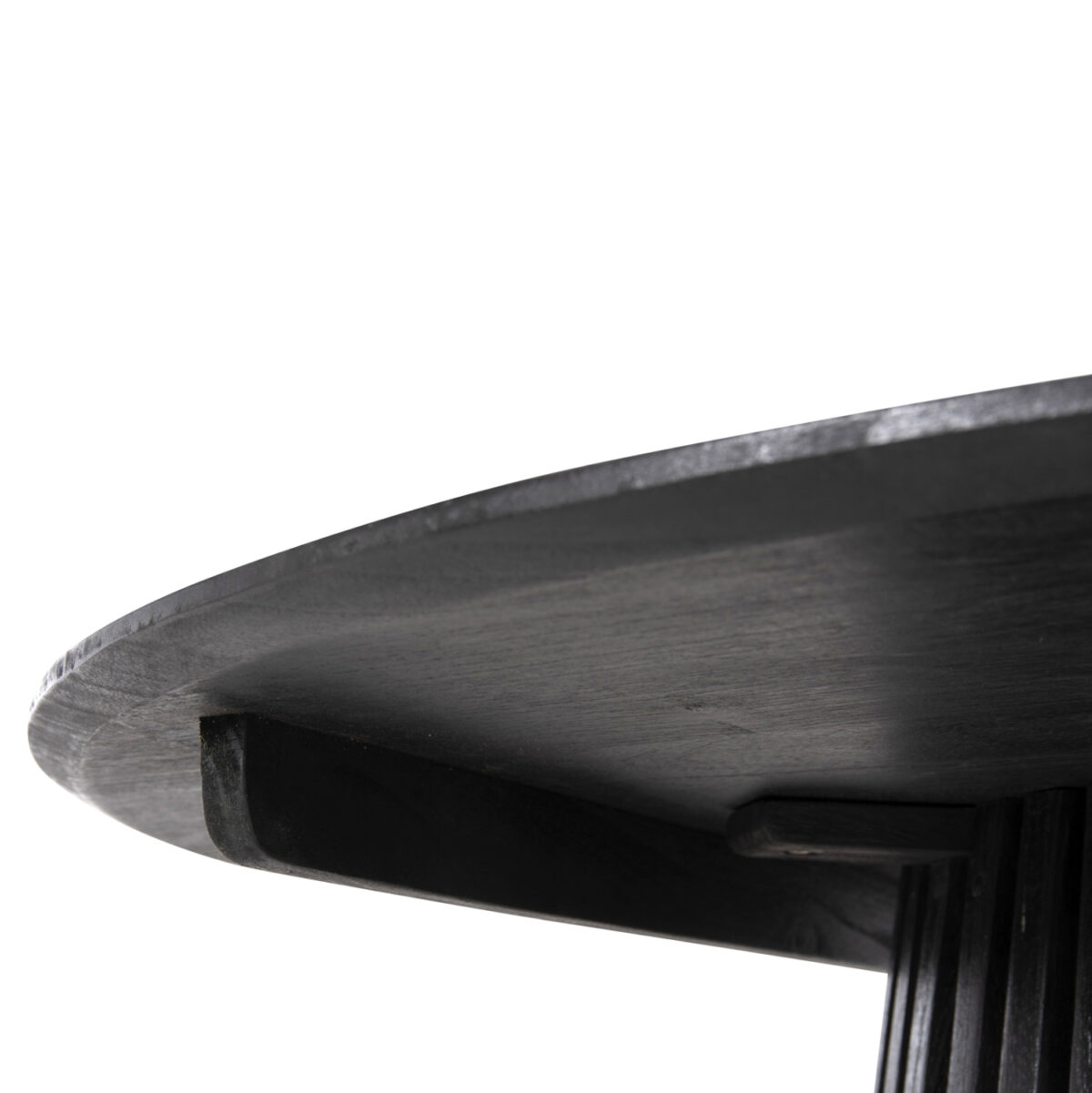 ΤΡΑΠΕΖΙ ΤΡΑΠΕΖΑΡΙΑΣ FRANTZ LH10.9388.12 ΜΑΣΙΦ MINDI ΞΥΛΟ ΣΕ ΜΑΥΡΟ Φ120X76,5Υεκ. - Image 5