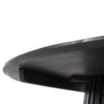 ΤΡΑΠΕΖΙ ΤΡΑΠΕΖΑΡΙΑΣ FRANTZ LH10.9388.12 ΜΑΣΙΦ MINDI ΞΥΛΟ ΣΕ ΜΑΥΡΟ Φ120X76,5Υεκ. - Image 5