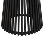 ΤΡΑΠΕΖΙ ΤΡΑΠΕΖΑΡΙΑΣ FRANTZ LH10.9457.12 ΜΑΣΙΦ MINDI ΞΥΛΟ ΣΕ ΜΑΥΡΟ Φ150x75Υεκ - Image 3