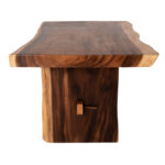 ΤΡΑΠΕΖΙ ΤΡΑΠΕΖΑΡΙΑΣ ULYSES LH10.9888 ΜΑΣΙΦ ΞΥΛΟ SUAR ΦΥΣΙΚΟ-TOP 9εκ 160x90x78Yεκ. - Image 4