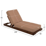 ΞΑΠΛΩΣΤΡΑ IKARIA LH10.10622.04 ΠΕΥΚΟ ΣΕ ΚΑΡΥΔΙ-ΜΟΚΑ TEXTILEΝΕ-ΜΑΞΙΛΑΡΙ 20εκ. - Image 2