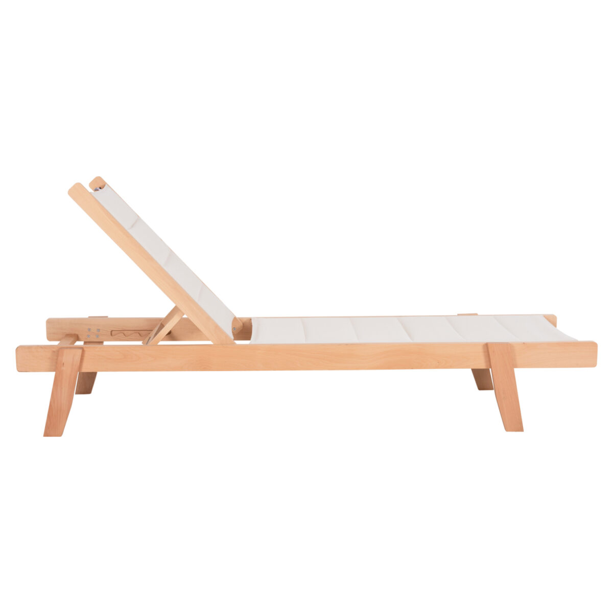 ΞΑΠΛΩΣΤΡΑ MILOS LH10.10650.01 ΞΥΛΟ ΟΞΙΑΣ ΣΕ ΦΥΣΙΚΟ-ΕΚΡΟΥ TEXTILENE 204x65x31,5-92,5Υεκ. - Image 3