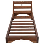 ΞΑΠΛΩΣΤΡΑ IKARIA ΜΕ ΠΟΔΙ LH10.6107.01 ΠΕΥΚΟ ΣΕ ΚΑΡΥΔΙ-ΜΟΝΟ ΣΚΕΛΕΤΟΣ 80x208x100Yεκ. - Image 3