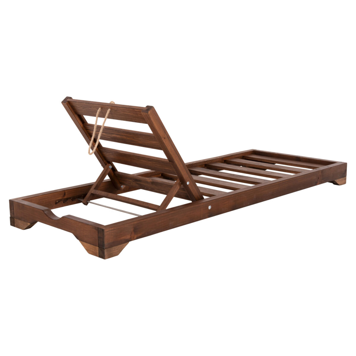 ΞΑΠΛΩΣΤΡΑ IKARIA ΜΕ ΠΟΔΙ LH10.6107.01 ΠΕΥΚΟ ΣΕ ΚΑΡΥΔΙ-ΜΟΝΟ ΣΚΕΛΕΤΟΣ 80x208x100Yεκ. - Image 5