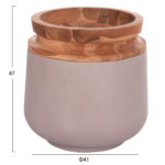 ΔΙΑΚΟΣΜΗΤΙΚΑ ΒΑΖΑ ΔΑΠΕΔΟΥ 2ΤΜΧ LINTER LH10.21140.04 FIBER CEMENT TAUPE-ΞΥΛΟ ΤΕΑΚ 47Υ & 60Υεκ - Image 2