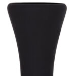 ΔΙΑΚΟΣΜΗΤΙΚΟ ΒΑΖΟ ΔΑΠΕΔΟΥ NEBULA LH10.4660.01L FIBER CEMENT ΜΑΥΡΟ--ΞΥΛΟ ΤΕΑΚ Φ45x172Υεκ - Image 4