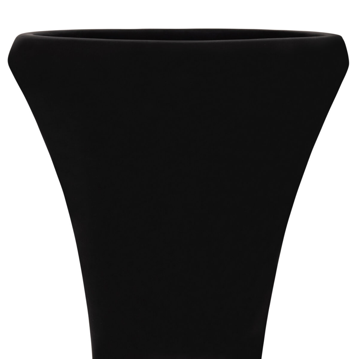 ΔΙΑΚΟΣΜΗΤΙΚΟ ΒΑΖΟ ΔΑΠΕΔΟΥ NEBULA LH10.4660.01S FIBER CEMENT ΜΑΥΡΟ--ΞΥΛΟ ΤΕΑΚ Φ45x115Υεκ - Image 4