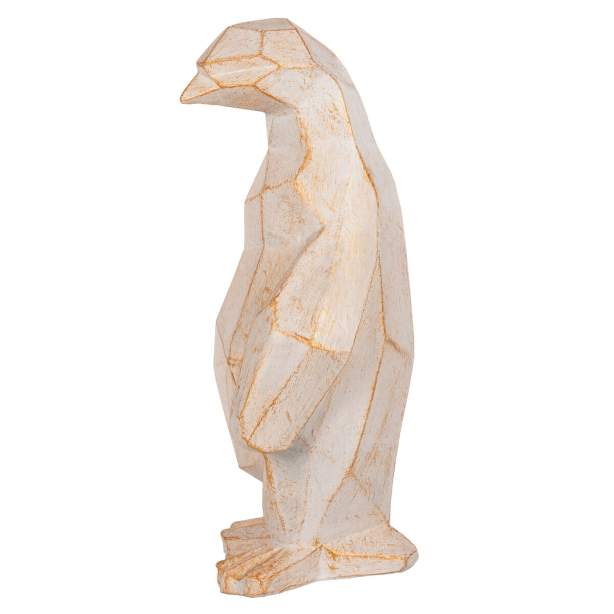 ΔΙΑΚΟΣΜΗΤΙΚΟ ΔΑΠΕΔΟΥ PENGUIN LH10.7915 GRC ΣΕ ΛΕΥΚΗ ΠΑΤΙΝΑ ΜΕ ΧΡΥΣΕΣ ΛΕΠΤΟΜΕΡΕΙΕΣ 30x20x60Υεκ. - Image 4