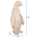 ΔΙΑΚΟΣΜΗΤΙΚΟ ΔΑΠΕΔΟΥ PENGUIN LH10.7916 GRC ΣΕ ΛΕΥΚΗ ΠΑΤΙΝΑ ΜΕ ΧΡΥΣΕΣ ΛΕΠΤΟΜΕΡΕΙΕΣ 45x45x100Υεκ. - Image 2