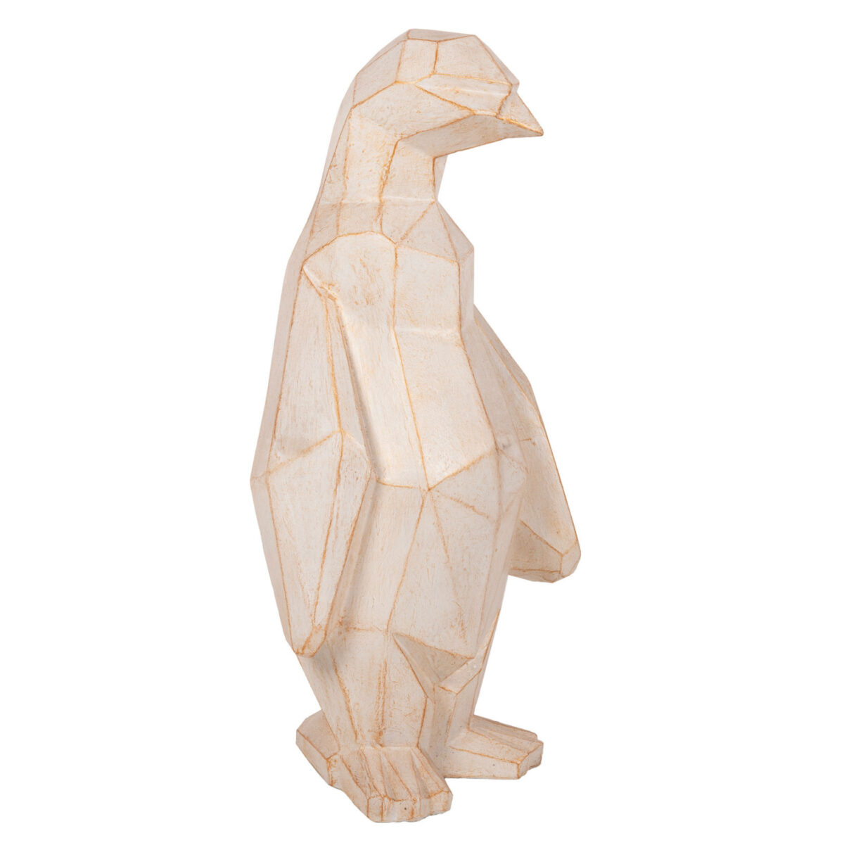 ΔΙΑΚΟΣΜΗΤΙΚΟ ΔΑΠΕΔΟΥ PENGUIN LH10.7916 GRC ΣΕ ΛΕΥΚΗ ΠΑΤΙΝΑ ΜΕ ΧΡΥΣΕΣ ΛΕΠΤΟΜΕΡΕΙΕΣ 45x45x100Υεκ. - Image 5