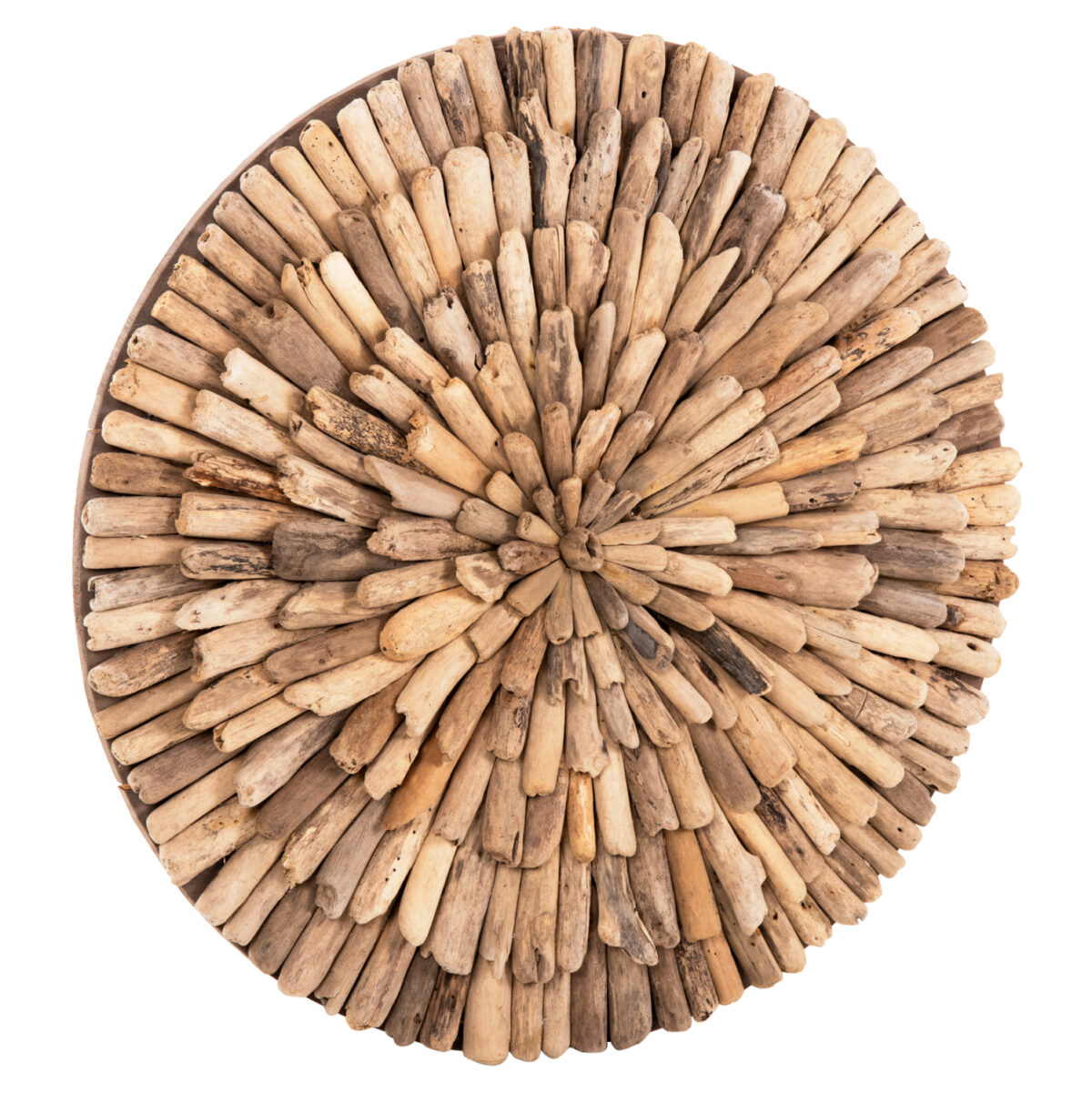 ΔΙΑΚΟΣΜΗΤΙΚΟ ΤΟΙΧΟΥ ΣΤΡΟΓΓΥΛΟ CHIIKI LH10.4298 DRIFTWOOD ΣΕ ΦΥΣΙΚΟ Φ60 εκ. - Image 1