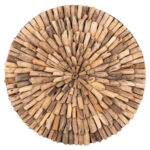 ΔΙΑΚΟΣΜΗΤΙΚΟ ΤΟΙΧΟΥ ΣΤΡΟΓΓΥΛΟ CHIIKI LH10.4298 DRIFTWOOD ΣΕ ΦΥΣΙΚΟ Φ60 εκ. - Image 3