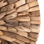 ΔΙΑΚΟΣΜΗΤΙΚΟ ΤΟΙΧΟΥ ΣΤΡΟΓΓΥΛΟ CHIIKI LH10.4298 DRIFTWOOD ΣΕ ΦΥΣΙΚΟ Φ60 εκ. - Image 5