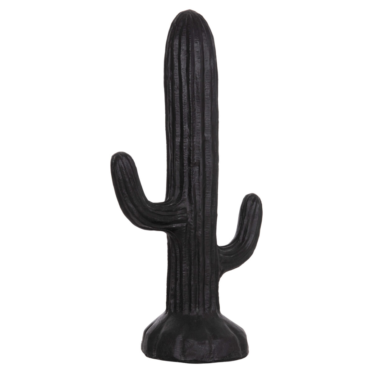 ΔΙΑΚΟΣΜΗΤΙΚΟΣ ΚΑΚΤΟΣ ΔΑΠΕΔΟΥ CACTUS LH10.4386.01M ΓΥΨΟΣ ΣΕ ΜΑΥΡΟ 54x34x103Υεκ. - Image 1