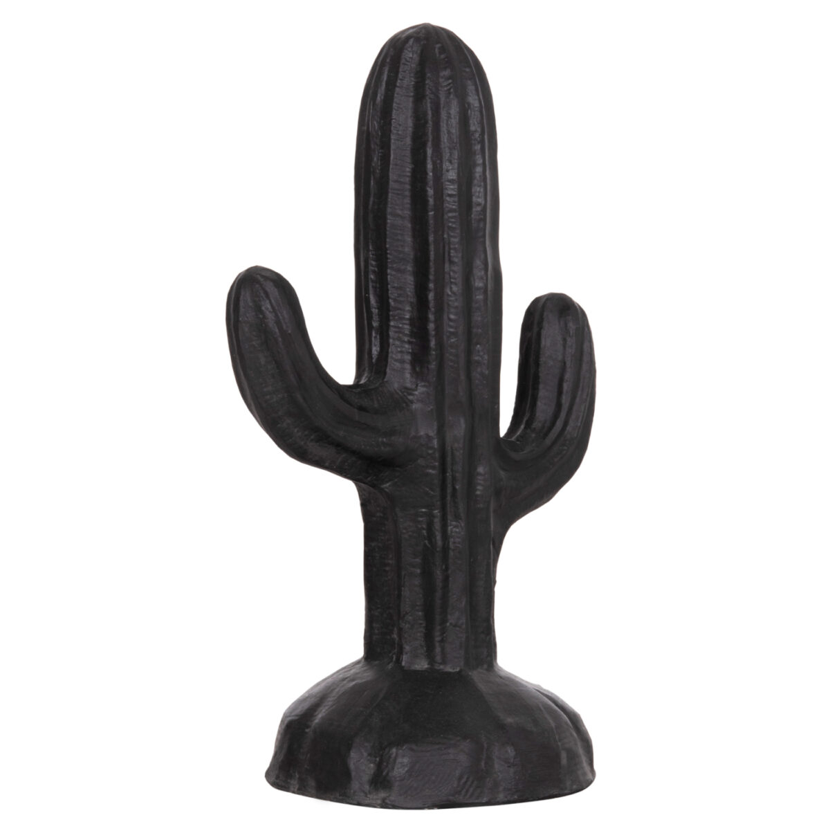 ΔΙΑΚΟΣΜΗΤΙΚΟΣ ΚΑΚΤΟΣ ΔΑΠΕΔΟΥ CACTUS LH10.4386.01S ΓΥΨΟΣ ΣΕ ΜΑΥΡΟ 42x30x74Υεκ. - Image 1