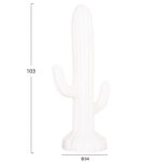ΔΙΑΚΟΣΜΗΤΙΚΟΣ ΚΑΚΤΟΣ ΔΑΠΕΔΟΥ CACTUS LH10.4386.02M ΓΥΨΟΣ ΣΕ ΛΕΥΚΟ 54x34x103Υεκ. - Image 2