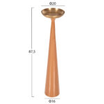 ΕΠΙΔΑΠΕΔΙΟ ΚΗΡΟΠΗΓΙΟ GUNTUR LH10.4383 ΜΕΤΑΛΛΟ ΣΕ ΣΟΜΟΝ-ΧΡΥΣΟ Φ20x87,5Υεκ. - Image 2