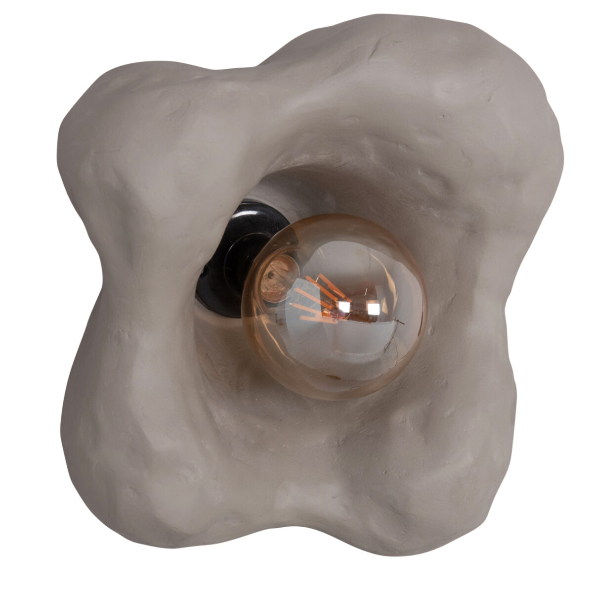 ΕΠΙΤΟΙΧΙΟ ΦΩΤΙΣΤΙΚΟ LUXON LH10.4701.03M FIBER CEMENT ΣΕ ΓΚΡΙ 28x15x28Υεκ. - Image 1