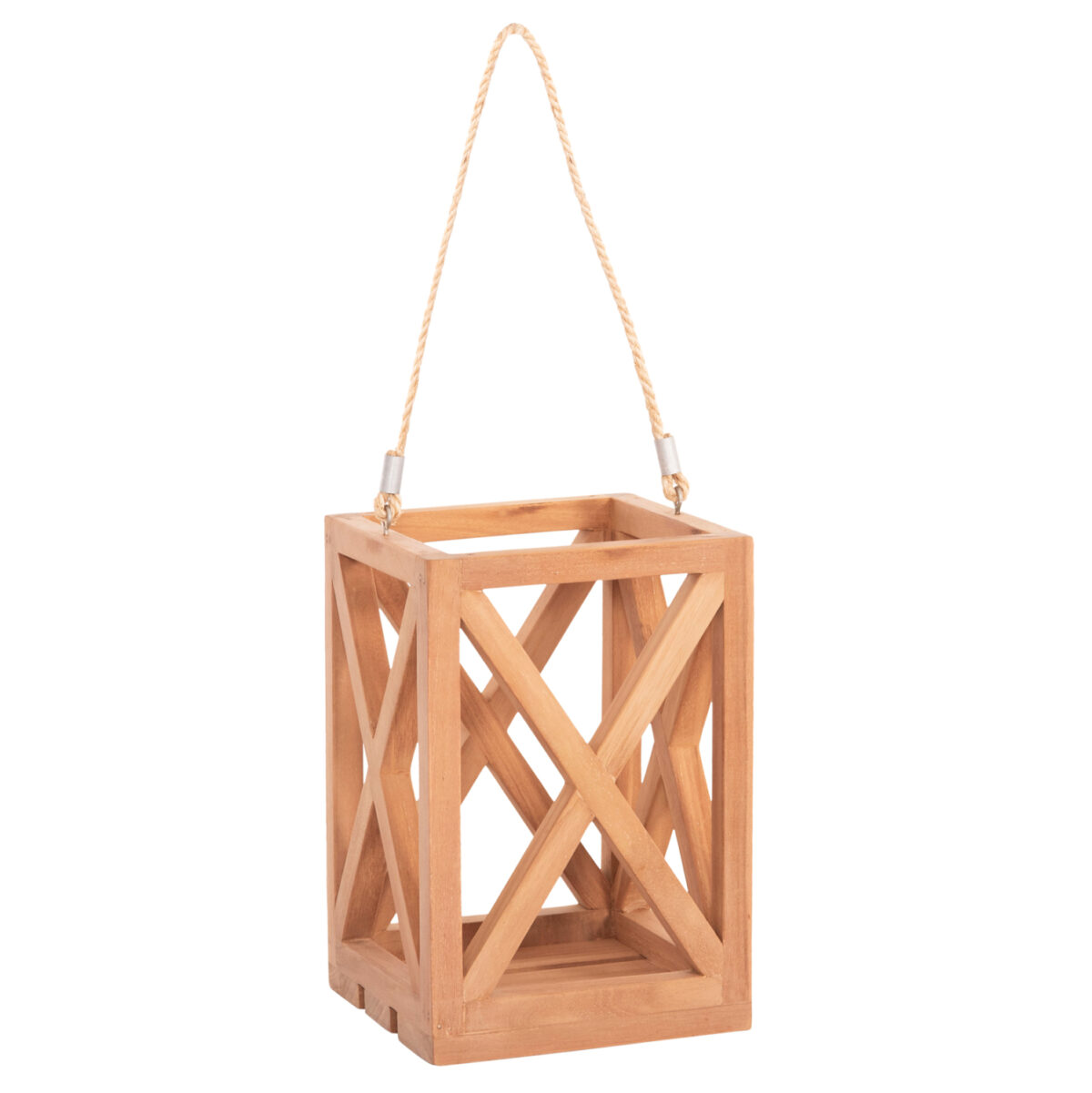 ΕΠΙΤΡΑΠΕΖΙΟ ΔΙΑΚΟΣΜΗΤΙΚΟ ΦΑΝΑΡΙ ΓΙΑ ΚΕΡΙ FENT LH10.4581 ΞΥΛΟ TEAK ΦΥΣΙΚΟ 20x20x30-58Υεκ. - Image 1