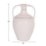 ΔΙΑΚΟΣΜΗΤΙΚΟΣ ΑΜΦΟΡΕΑΣ FEAX LH10.4676.02L ΛΕΥΚΗ ΤΕΡΑΚΟΤΑ--35x35x58Υεκ. - Image 2