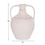 ΔΙΑΚΟΣΜΗΤΙΚΟΣ ΑΜΦΟΡΕΑΣ FEAX LH10.4676.02S ΛΕΥΚΗ ΤΕΡΑΚΟΤΑ--35x35x48Υεκ. - Image 2