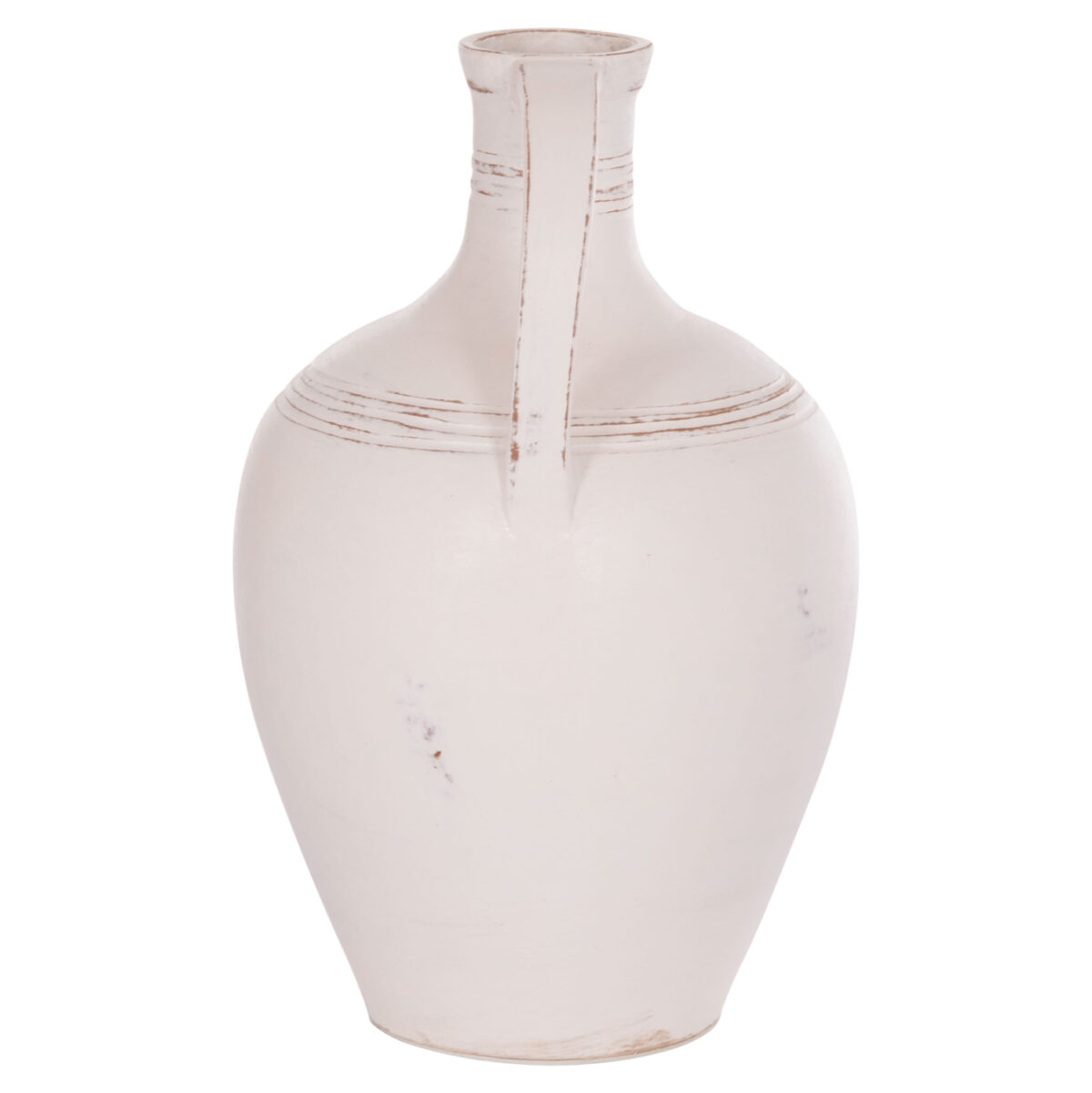 ΔΙΑΚΟΣΜΗΤΙΚΟΣ ΑΜΦΟΡΕΑΣ FEAX LH10.4676.02L ΛΕΥΚΗ ΤΕΡΑΚΟΤΑ--35x35x58Υεκ. - Image 4