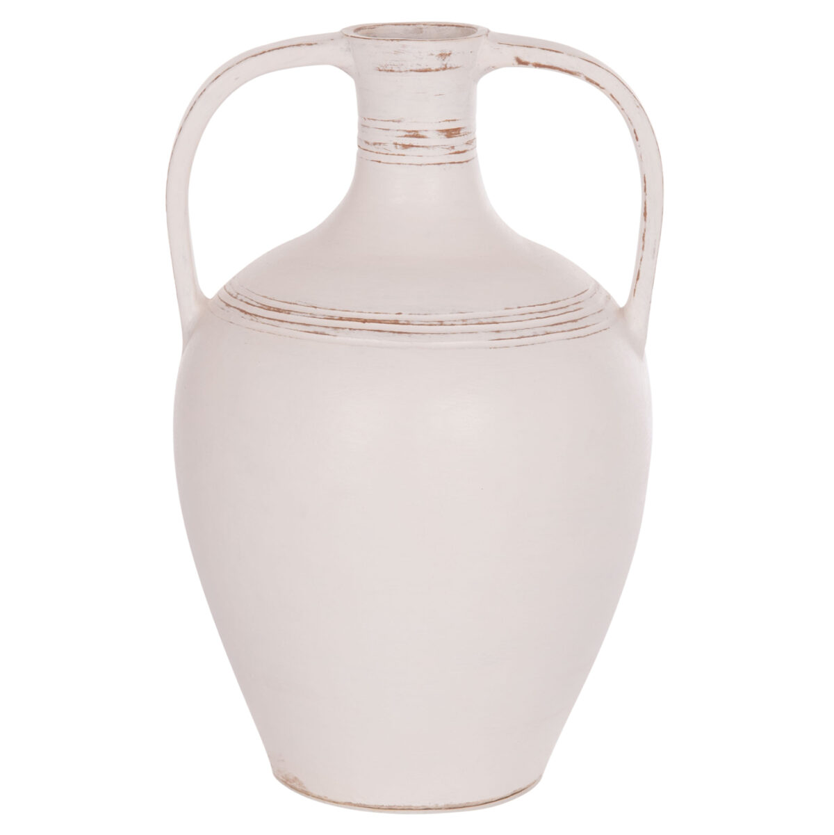 ΔΙΑΚΟΣΜΗΤΙΚΟΣ ΑΜΦΟΡΕΑΣ FEAX LH10.4676.02L ΛΕΥΚΗ ΤΕΡΑΚΟΤΑ--35x35x58Υεκ. - Image 1