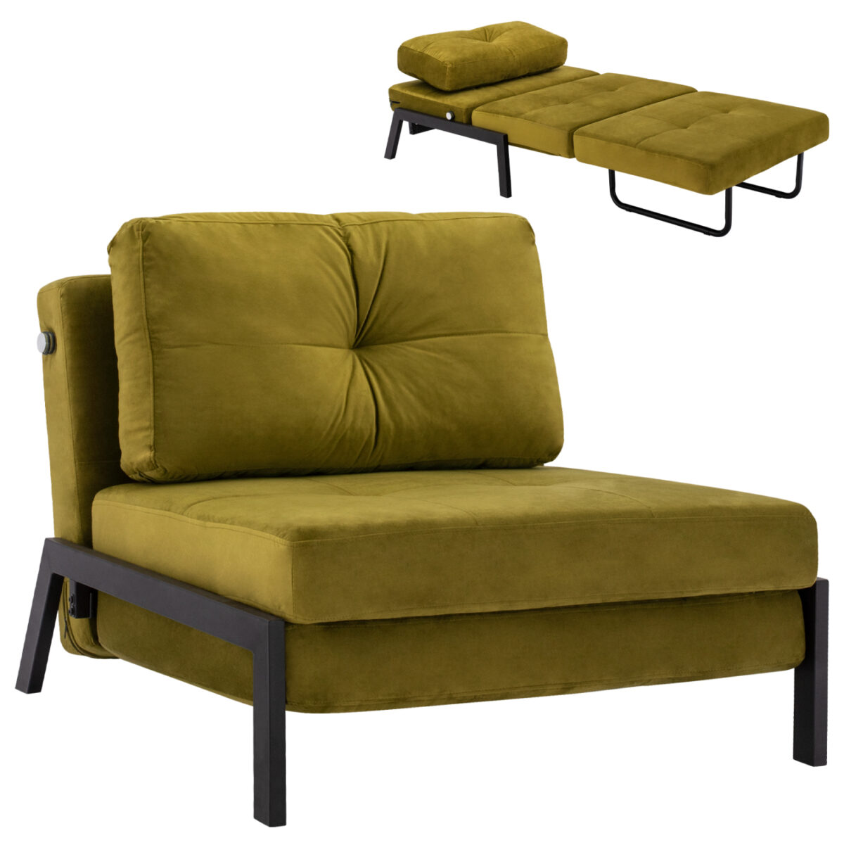 LH10.3078.13 ΠΟΛΥΘΡΟΝΑ ΚΡΕΒΑΤΙ, ΒΕΛΟΥΔΟ ΛΑΔΙ  95x92x66Υ εκ. - Image 1