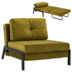 LH10.3078.13 ΠΟΛΥΘΡΟΝΑ ΚΡΕΒΑΤΙ, ΒΕΛΟΥΔΟ ΛΑΔΙ  95x92x66Υ εκ.