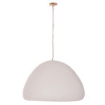 ΦΩΤΙΣΤΙΚΟ ΟΡΟΦΗΣ ΚΡΕΜΑΣΤΟ JAYLEN LH10.4703.02XL FIBER CEMENT ΛΕΥΚΟ 74x68x50-70Υεκ. - Image 3