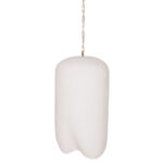 ΦΩΤΙΣΤΙΚΟ ΟΡΟΦΗΣ ΚΡΕΜΑΣΤΟ LOGKY LH10.4704.02L--FIBER CEMENT ΛΕΥΚΟ 35x35x67Υεκ