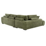 ΚΑΝΑΠΕΣ ΓΩΝΙΑ (ΑΡΙΣΤΕΡΗ) COVEN LH10.3266.14L ΠΡΑΣΙΝΟ ΥΦΑΣΜΑ 298x102-208x85Υεκ. - Image 5