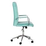 ΚΑΡΕΚΛΑ ΓΡΑΦΕΙΟΥ JOSEF LH10.1181.08 ΜΕΝΤΑ ΒΕΛΟΥΔΟ-INOX ΒΑΣΗ 58x61x105-113Yεκ. - Image 4