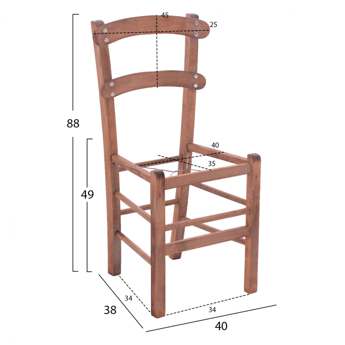 ΚΑΡΕΚΛΑ ΚΑΦΕΝΕΙΟΥ ΚΑΡΦΩΤΗ ΚΑΡΥΔΙ ΕΜΠΟΤΙΣΜΟΣ ΣΚΕΛΕΤΟΣ LH10.5576.01 40x38x88 εκ. - Image 2