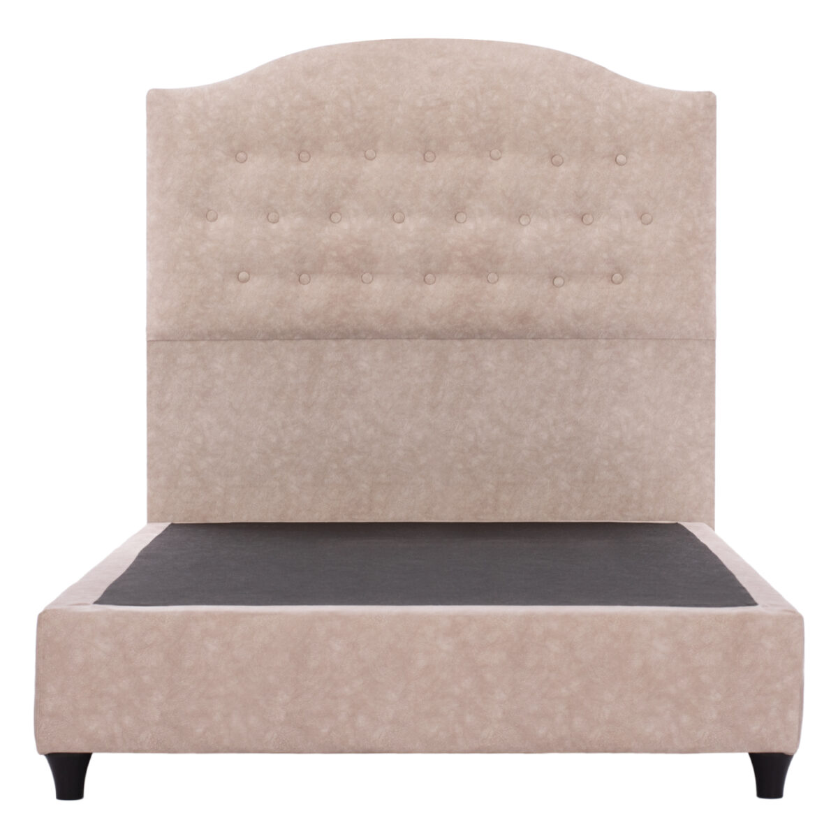 ΚΡΕΒΑΤΙ MALENA ΑΠΟ ΜΠΕΖ ΥΦΑΣΜΑ NUBUCK LH10.647.22 ΓΙΑ ΣΤΡΩΜΑ 120x200 εκ. - Image 4