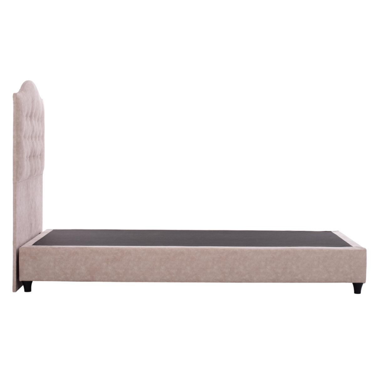 ΚΡΕΒΑΤΙ MALENA ΑΠΟ ΜΠΕΖ ΥΦΑΣΜΑ NUBUCK LH10.647.22 ΓΙΑ ΣΤΡΩΜΑ 120x200 εκ. - Image 5