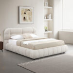 ΚΡΕΒΑΤΙ ΜΕ ΑΠΟΘ.ΧΩΡΟ MOLEN LH10.730.03 ΜΠΕΖ ΜΠΟΥΚΛΕ ΥΦΑΣΜΑ--ΓΙΑ ΣΤΡΩΜΑ 160x200εκ