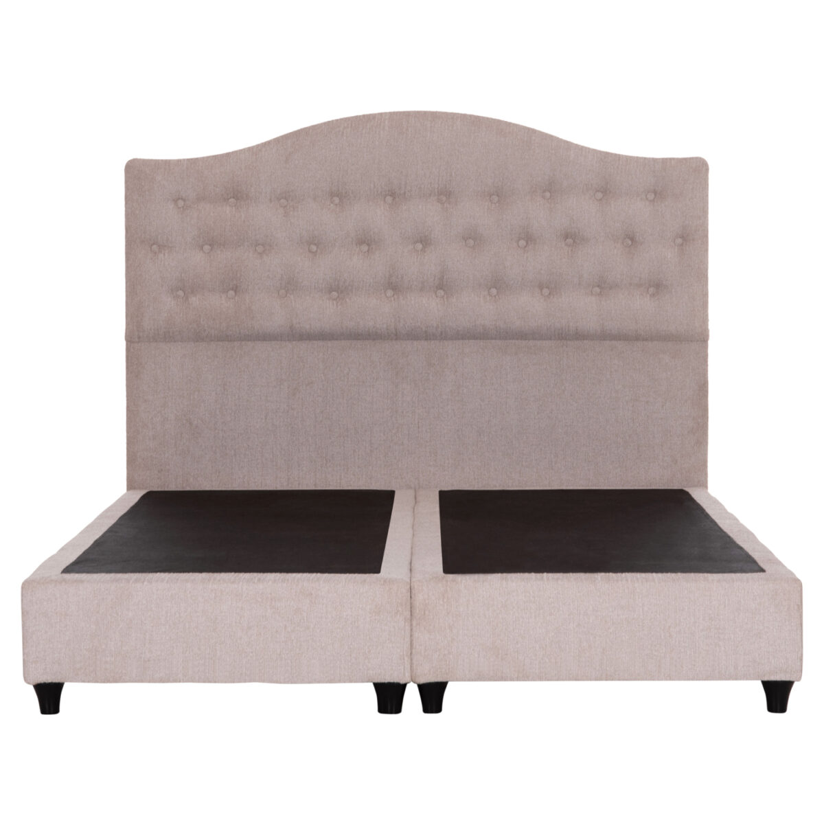 ΚΡΕΒΑΤΙ MALENA LH10.638.22 ΜΠΕΖ ΥΦΑΣΜΑ Τ. NUBUCK ΓΙΑ ΣΤΡΩΜΑ 150x200εκ. - Image 4