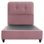 ΚΡΕΒΑΤΙ DOLORES ΣΑΠΙΟ ΜΗΛΟ ΒΕΛΟΥΔΟ LH10.649.12 ΓΙΑ ΣΤΡΩΜΑ 90x200 εκ. - Image 4